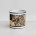 Front View Custom Kings Canyon National Park Map Enamel Mug in Ember