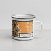 Right View Custom Kings Canyon National Park Map Enamel Mug in Ember