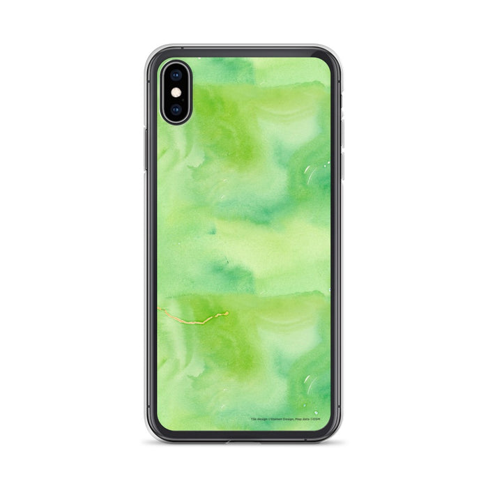 Custom Kings Canyon National Park Map Phone Case in Watercolor