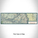 Flat View of Map Custom Kings Canyon National Park Map Enamel Mug in Woodblock