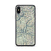Custom Kings Canyon National Park Map Phone Case in Woodblock