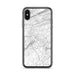 Custom iPhone X/XS Kingsport Tennessee Map Phone Case in Classic