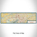 Flat View of Map Custom Kingsport Tennessee Map Enamel Mug in Woodblock