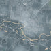 Kinston North Carolina Map Print in Afternoon Style Zoomed In Close Up Showing Details