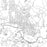 Kinston North Carolina Map Print in Classic Style Zoomed In Close Up Showing Details