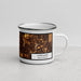 Right View Custom Kirkland Washington Map Enamel Mug in Ember