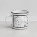 Left View Custom Kirkwood California Map Enamel Mug in Classic