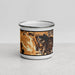 Front View Custom Kirkwood California Map Enamel Mug in Ember