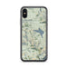 Custom Kirkwood California Map Phone Case in Woodblock