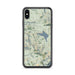 Custom Kirkwood California Map Phone Case in Woodblock