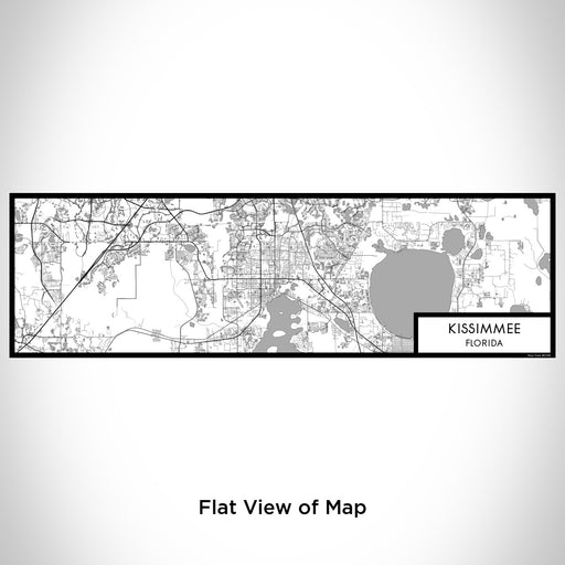 Flat View of Map Custom Kissimmee Florida Map Enamel Mug in Classic