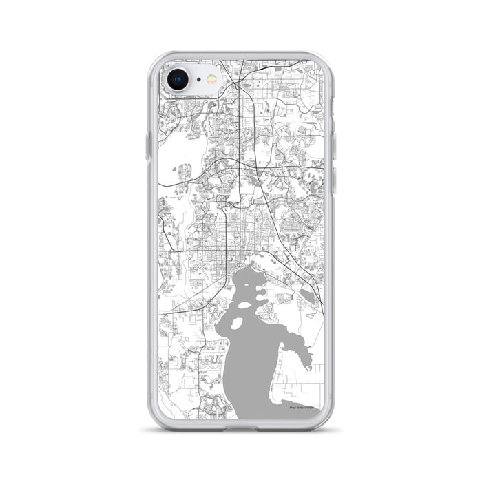 Custom Kissimmee Florida Map iPhone SE Phone Case in Classic