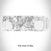 Rendered View of Kissimmee Florida Map Engraving on 10oz Stainless Steel Insulated Cup with Sliding Lid in White