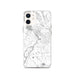 Custom Klamath Falls Oregon Map iPhone 12 Phone Case in Classic