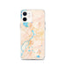 Custom Klamath Falls Oregon Map iPhone 12 Phone Case in Watercolor