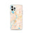 Custom Klamath Falls Oregon Map iPhone 12 Pro Phone Case in Watercolor