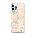Custom Klamath Falls Oregon Map iPhone 12 Pro Max Phone Case in Watercolor