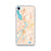 Custom Klamath Falls Oregon Map iPhone SE Phone Case in Watercolor