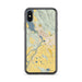 Custom Klamath Falls Oregon Map Phone Case in Woodblock
