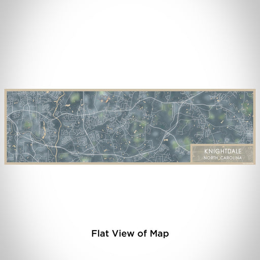Flat View of Map Custom Knightdale North Carolina Map Enamel Mug in Afternoon