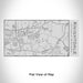 Rendered View of Knightdale North Carolina Map Engraving on 17oz Stainless Steel Insulated Cola Bottle