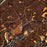 Knoxville Tennessee Map Print in Ember Style Zoomed In Close Up Showing Details