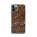 Custom Knoxville Tennessee Map Phone Case in Ember