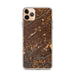Custom Knoxville Tennessee Map Phone Case in Ember