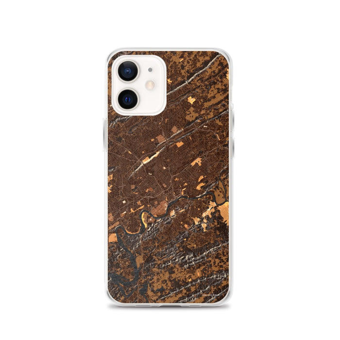Custom Knoxville Tennessee Map iPhone 12 Phone Case in Ember