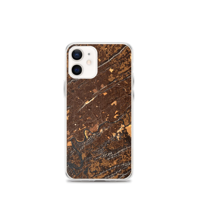 Custom Knoxville Tennessee Map iPhone 12 mini Phone Case in Ember