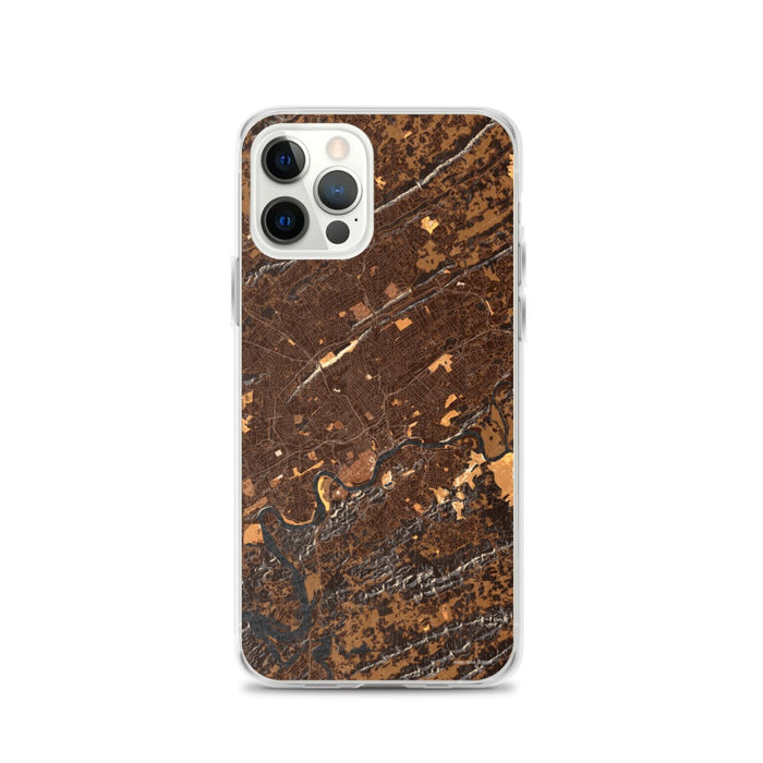 Custom Knoxville Tennessee Map iPhone 12 Pro Phone Case in Ember