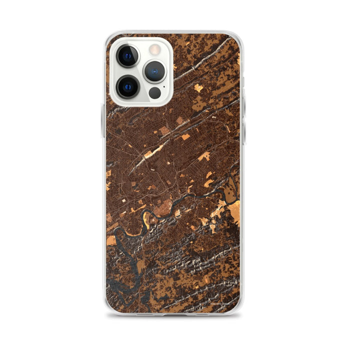 Custom Knoxville Tennessee Map iPhone 12 Pro Max Phone Case in Ember