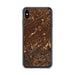 Custom Knoxville Tennessee Map Phone Case in Ember