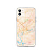 Custom Knoxville Tennessee Map Phone Case in Watercolor