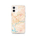 Custom Knoxville Tennessee Map iPhone 12 Phone Case in Watercolor