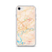 Custom Knoxville Tennessee Map iPhone SE Phone Case in Watercolor