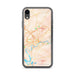 Custom Knoxville Tennessee Map Phone Case in Watercolor