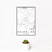 12x18 Kremmling Colorado Map Print Portrait Orientation in Classic Style With Small Cactus Plant in White Planter