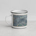 Left View Custom Kremmling Colorado Map Enamel Mug in Afternoon