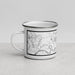 Left View Custom Kremmling Colorado Map Enamel Mug in Classic