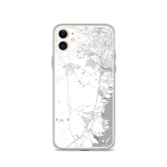 Custom Lacey Township New Jersey Map Phone Case in Classic