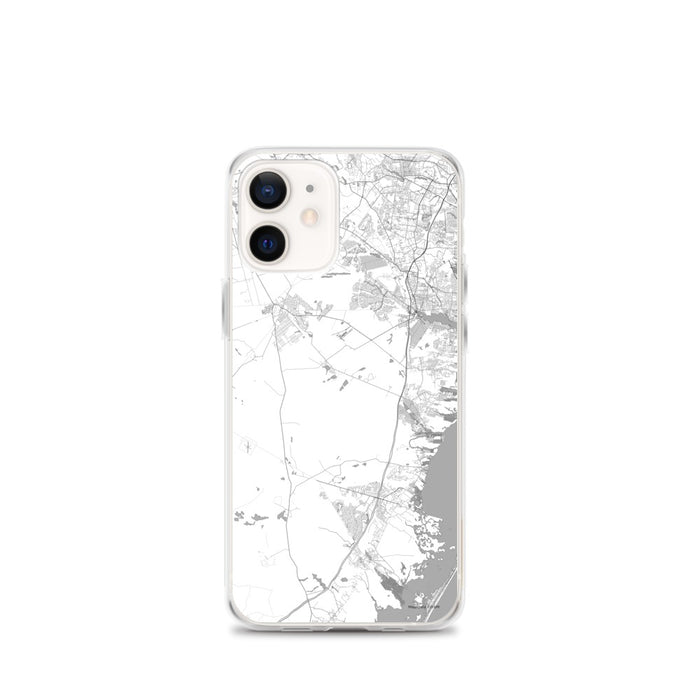 Custom Lacey Township New Jersey Map iPhone 12 mini Phone Case in Classic