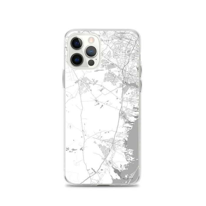 Custom Lacey Township New Jersey Map iPhone 12 Pro Phone Case in Classic