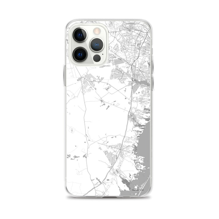 Custom Lacey Township New Jersey Map iPhone 12 Pro Max Phone Case in Classic
