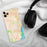 Custom Lacey Township New Jersey Map Phone Case in Watercolor on Table with Black Headphones