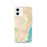 Custom Lacey Township New Jersey Map iPhone 12 Phone Case in Watercolor