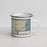 Right View Custom Lacey Township New Jersey Map Enamel Mug in Woodblock