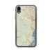 Custom Lacey Township New Jersey Map Phone Case in Woodblock