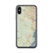 Custom Lacey Township New Jersey Map Phone Case in Woodblock