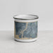 Front View Custom La Conner Washington Map Enamel Mug in Afternoon